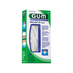 Filo interdentale GUM Implant + floss